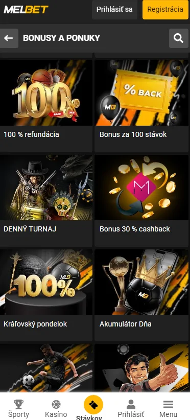 Melbet +100% registračný bonus a stávkové promo kódy
